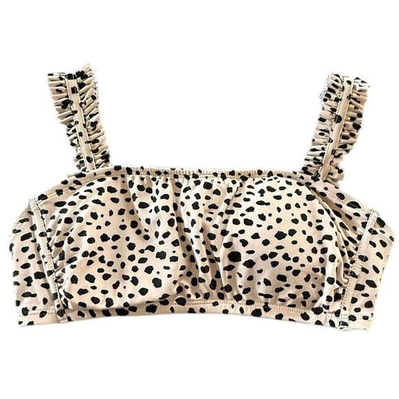 Kona Sol Tan Bralette with Ruffle Straps - Picture 1 of 3